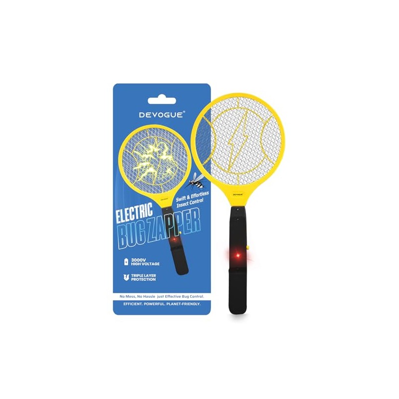 DEVOGUE® Electric Fly Swatter - Weight Like Apple - 2AA