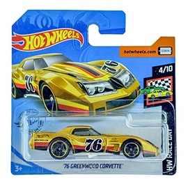 Hot Wheels '76 Greenwood Corvette HW Race Day 4/10 2020 (34/250) Short Card