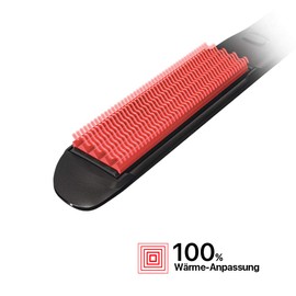 Valera, Swiss'X Frisé 101.04 Crepe and Wave Iron, Professional Ceramic Device, Heat-Insulating Tips, On/Off Button, 3 m Cable, 230 °C, Black