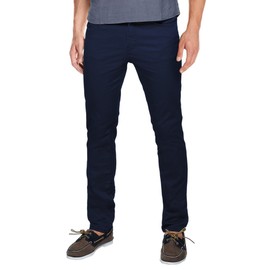 Match Mens Slim-Tapered Flat-Front Casual Pants (32, 8082 Blue)