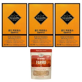 grain on 3 boxes of Gold Faro Enzyme Capsulation + 1 bag of Faro (280g) / 골드파로효소 캡슐레이션 3박스+파로 (280g) 1봉