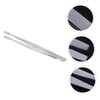 Healvian False Eyelash Tweezer Durable Stainless Steel Stamp Nipper with