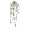 BACAMA Decorative Hanging Plants for Shelf, Faux Ivy Eucalyptus Vine,