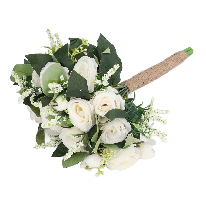 Wedding Bouquet Artificial Fake Flower Bouquet Romantic Bridal Hand Bouquet
