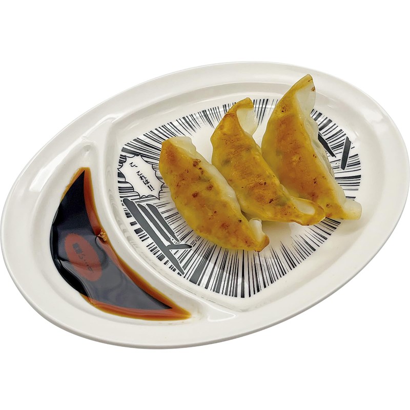 SAN4750 Funny Dinnerware Comic Dumpling Plate Diameter Approx. 8.3 x