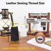 LUSTEMBER Heavy Duty Sewing Thread, 3 Rolls x 656 ft