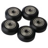 RUNCCI-YUN 5 Pieces 3D Printer V-Slots Models Pulley, POM Plastic