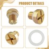 Lyxheth Radiator Coolant Expansion Tank Bleeder Screw, Radiator Drain Plug,