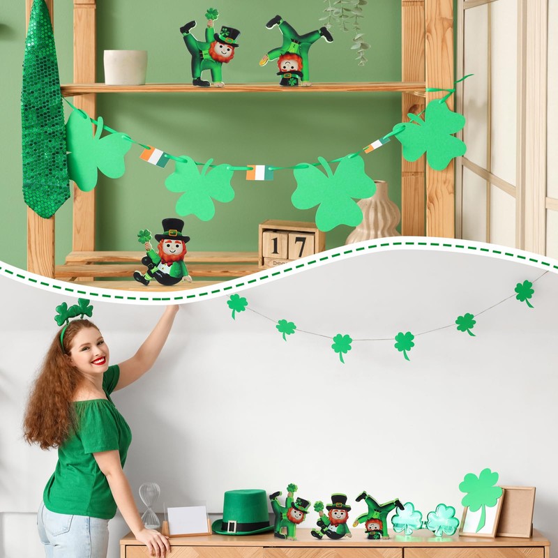 DoubleFill 3 PcsTable Decorations Wooden Figurine Small Sign for Home