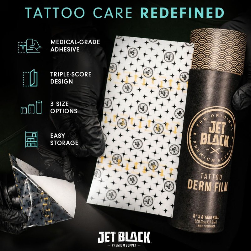 Jet Black Derm Film 10"