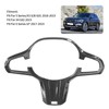 Steering Wheel Button Trim Cover Carbon Fiber Style Fits for