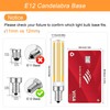 Megereet Updated Dimmable E12 LED Bulbs 100W 120W Incandescent Bulb