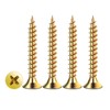 Drenky M4 x 50mm Self Tapping Screws, 100 Pcs Zinc