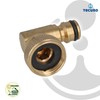 tecuro Angled tap connector with plug-in coupling and 3/4 internal