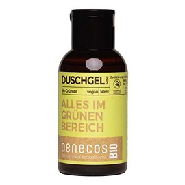 BENECOS Green Tea Shower Gel, Mini Travel Size, 50 ml (2)