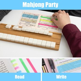 420Pcs Mahjong Line Finder Notes, 3 Styles Mahjong Line Reader Highlighter Stripe, Sticky Mah Jong Cards Rule Reader, Mah Jong Accessories and Gifts for Player Beginner