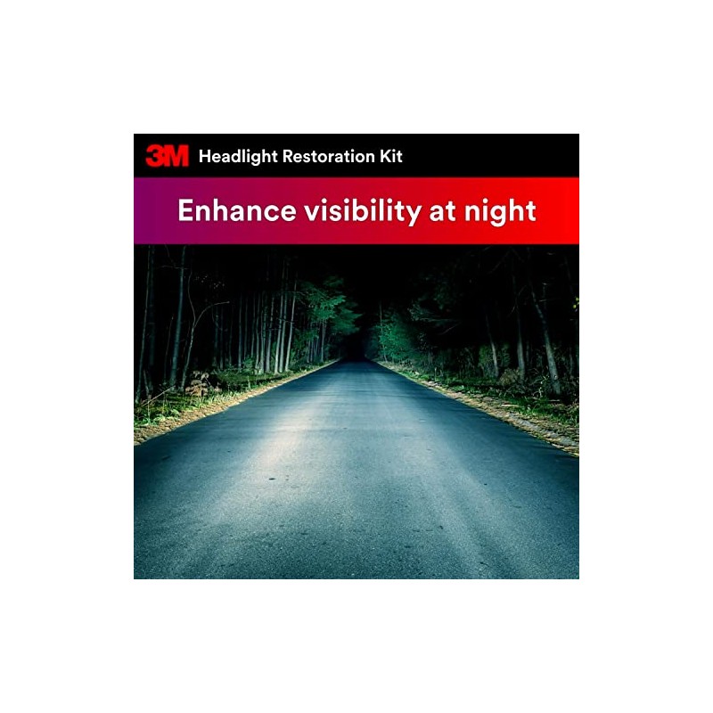 3M Headlight Lens Restoration Kit - Medium Duty 2-Pack