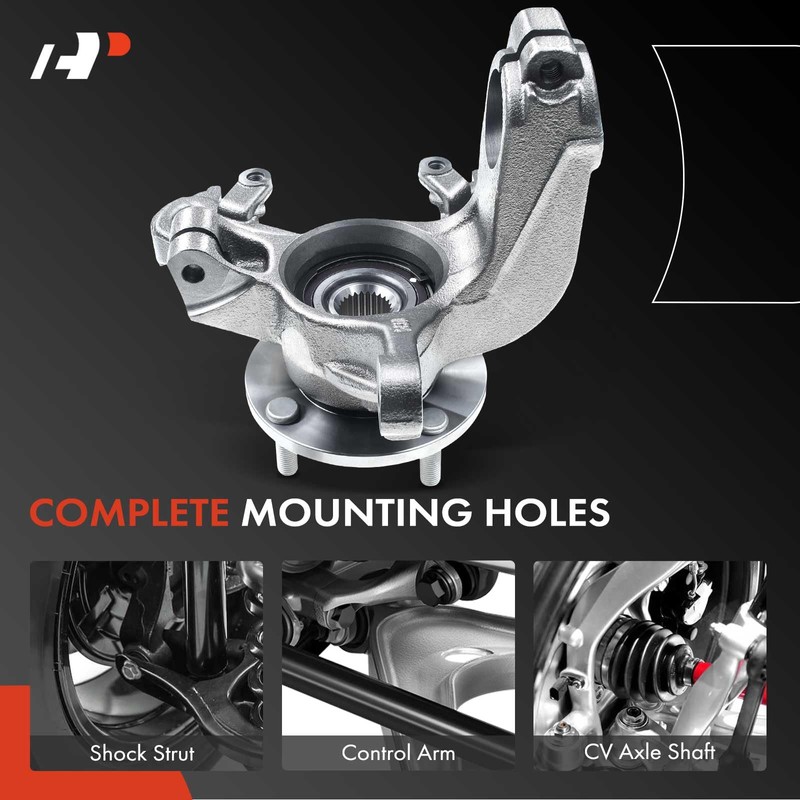 A-Premium Front Right Steering Knuckle & Wheel Bearing Hub Assembly