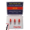 Bridge Cutters 3-Pack Roland Type Replacement Cemented Carbide Blade Set