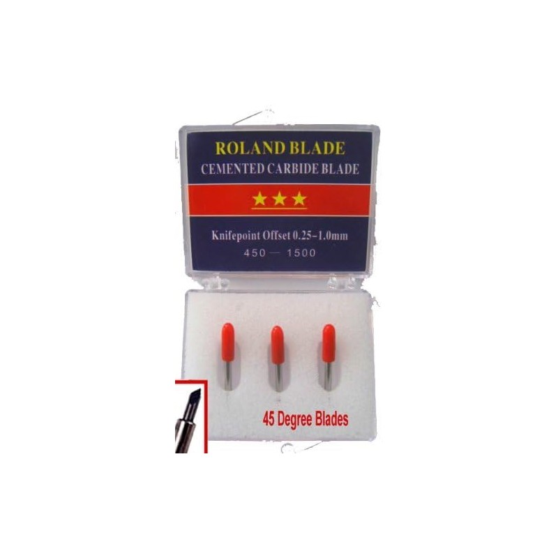 Bridge Cutters 3-Pack Roland Type Replacement Cemented Carbide Blade Set