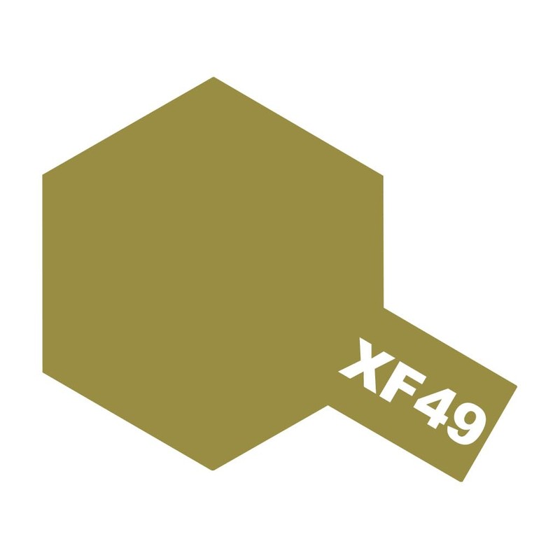 Tamiya Acrylic Mini XF49 Khaki TAM81749 Plastic Paint, Acrylic