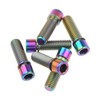 Wanyifa M8 x 25mm Titanium Ti Bolt with Washer for