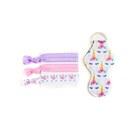 Daisy Lane - Relleno de calcetín de Navidad para mujeres, adolescentes, juego de regalo pequeño para niños, llavero para el pelo, Unicornio, Small