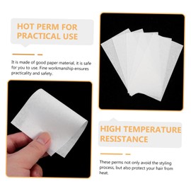 Mikinona Hair Perm Tissue Paper Barber Supply Heat-resistant Protect Hair Easy to Use Salon Perming Paper
