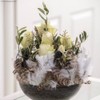 matches21 Round flat planting bowl planter flower bowl plastic bowl