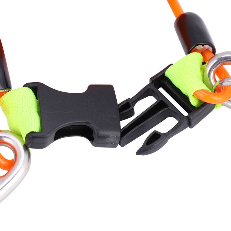 Keep Diving Anti lost Spring Coil Lanyard Safety Emergency Tool