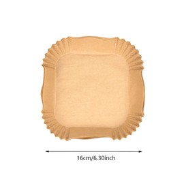 Pack of 100 Air Fryer Disposable Paper Liners - Non-Stick Air Fryer Paper Liners for Air Fryers, Roasts, Microwaves, Oven