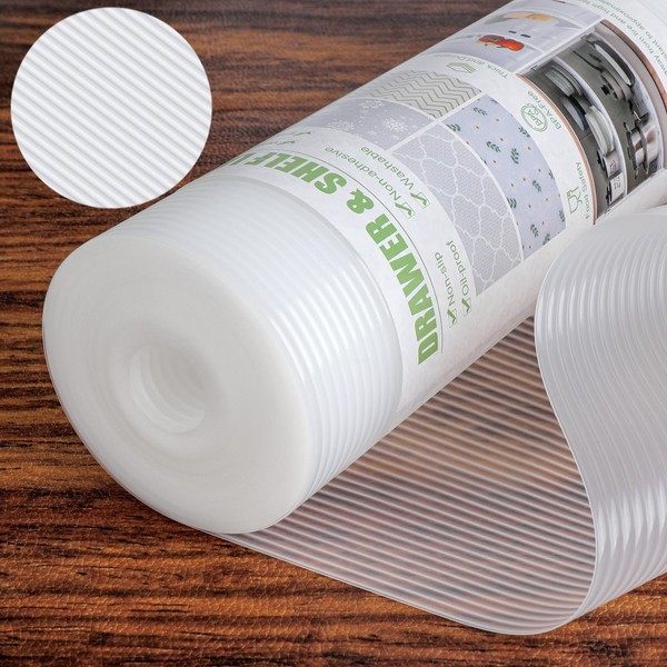 Shelf Liner,Drawer Liner,12IN x 20FT Shelf Liners Paper for Kitchen