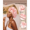 CHLINS Reversible Satin Bonnet for Sleeping Women Double Layer Hair