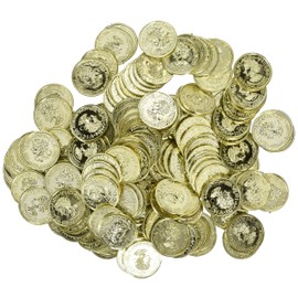 Fun toys Plastic Gold Coin Treasure of 288 Coins