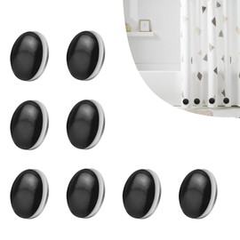 8 Pack Shower Curtain Weights Blocks, Heavy Duty for Curtains or Liners Bottom to Stop from Blowing, Easy to Use for Home, Office and Travel - Great for Curtains, Liners, Tablecloths, Flag and More