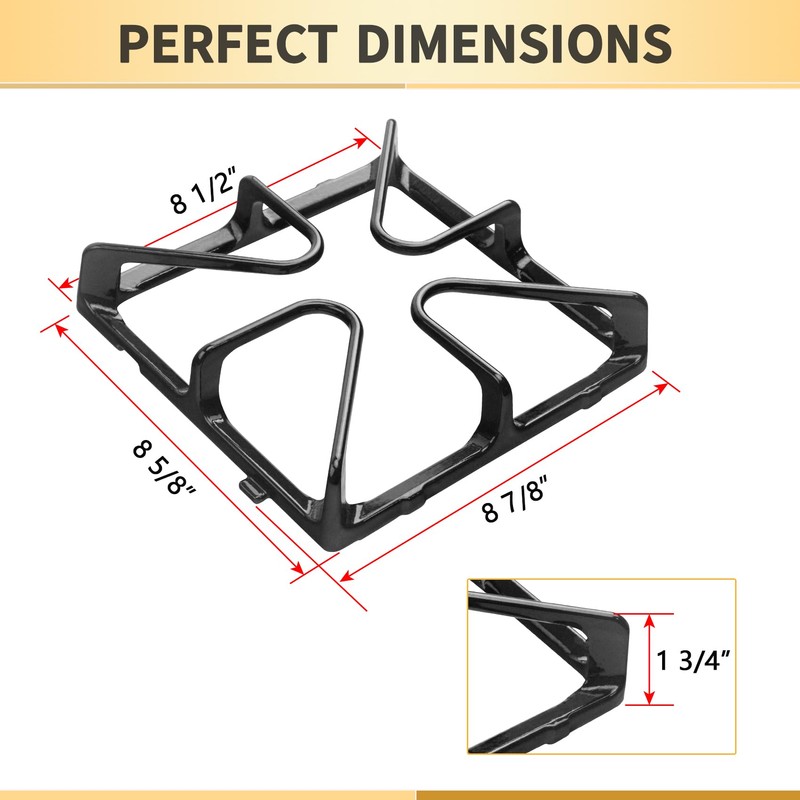 WB31K10034 Grate Replacement Parts for GE Burner Grate Stove Parts,