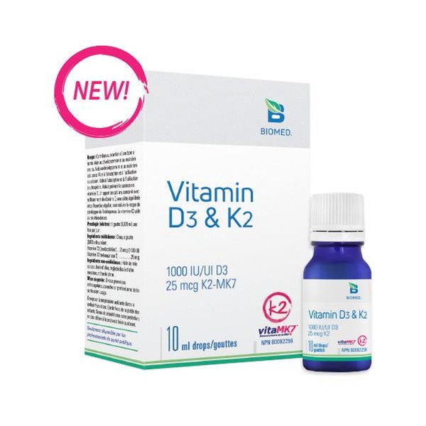 Biomed Vitamin D3 & K2 10 ml Drops