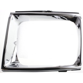 Garage-Pro Headlight Door SET Compatible with Toyota Pickup 1989-1991 Passenger Side, Four Wheel Drive, Chrome