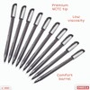 OMEGA Triad-TC Ballpoint Pens, BLACK, Fine Point (0.7 mm), Pack