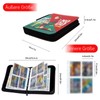 YCWIN Football Cards Scrapbook with Zip and 50 Removable Sleeves,
