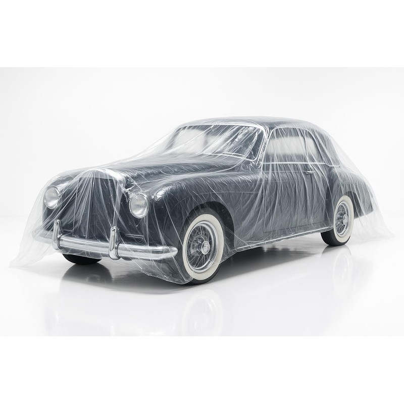 3 Pack Clear Plastic Car Covers – Disposable Waterproof Car