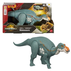 Jurassic World Dinosaurio de Juguete Rebirth Rugido Salvaje Maiasaura para niños de 4 años en adelante
