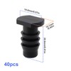 Briny River 40pcs Irrigation End Cap Pipe Drip Plug Accessories