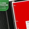 Mead Spiral Notebook, 1 Subject, Quad Ruled, 100 Sheets, Grid