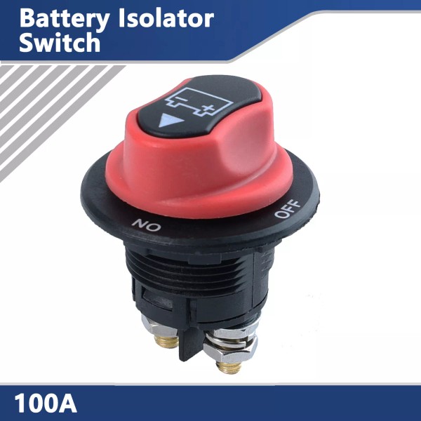 Non-branded Battery Isolator Disconnect 100A Cut Off Power Kill Switch