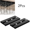 2Pcs Black Red Wine Glass Holder Self Adhesive Plastic Wine