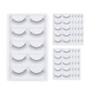 Practice eyelashes 8mm 5 pairs x 10 packs, practice materials for eyelash extension beginners, 10 sets, black / 연습용 속눈썹 8mm 5쌍 x 10팩 속눈썹연장 초보자 수강생 연습재료, 10세트, 블랙