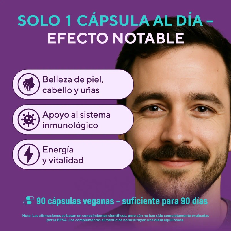 Zinc 50mg Gluconato con Quinoa – Cápsulas de Zinc y