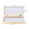 Microscope Slide Box Case Biology Slide Storage Set Biological for