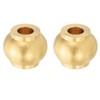 PATIKIL Lamp Solid Brass Neck, 2 Pcs Turned Brass Spindle